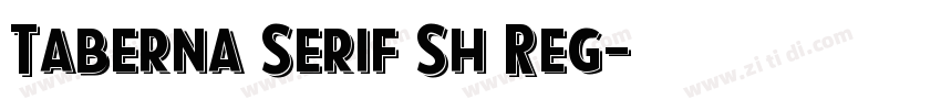 Taberna Serif Sh Reg字体转换